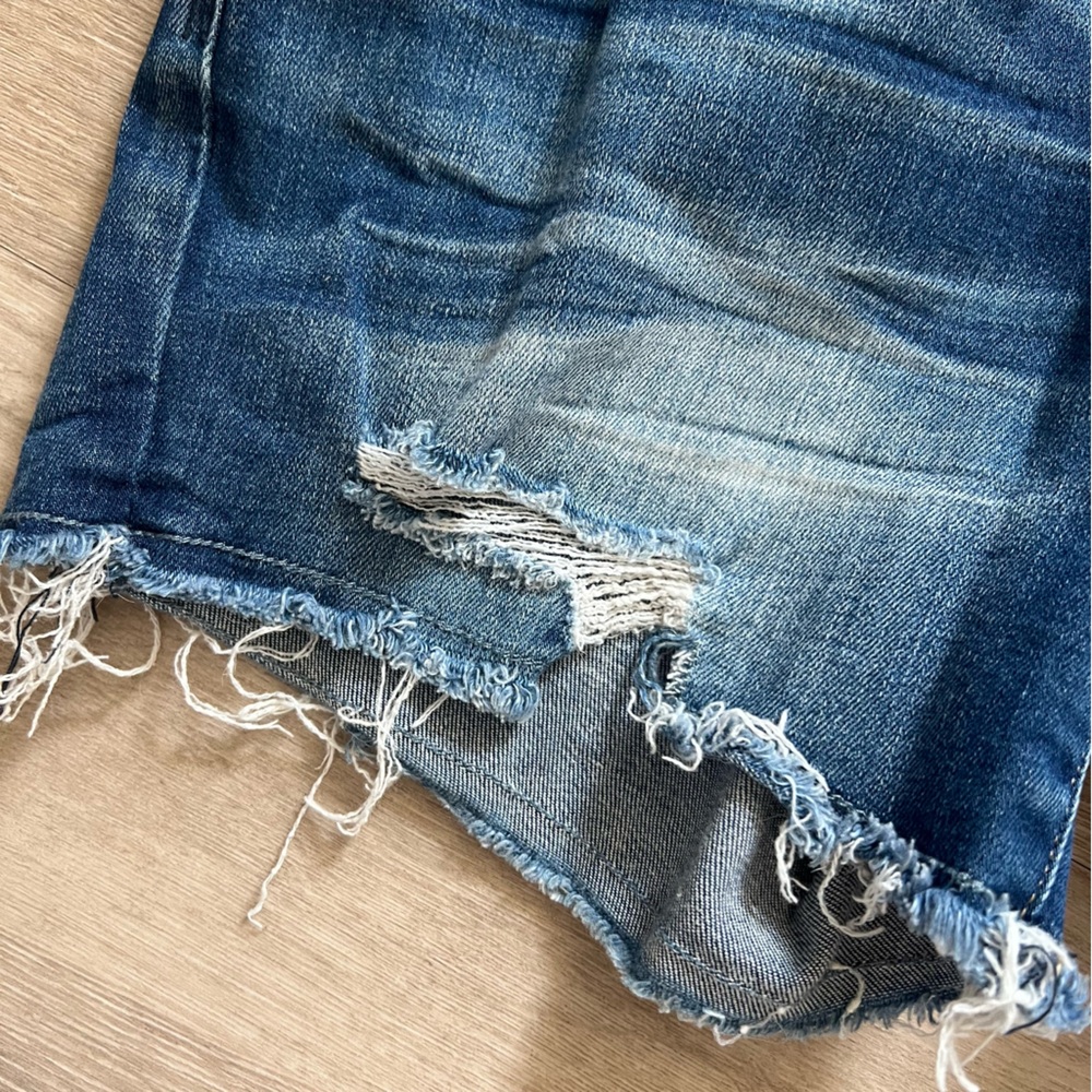 Distressed Denim Shorts - Picture 3 of 6
